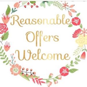 Accepting reasonable offers 😊